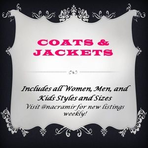 Coats and Jackets Sign